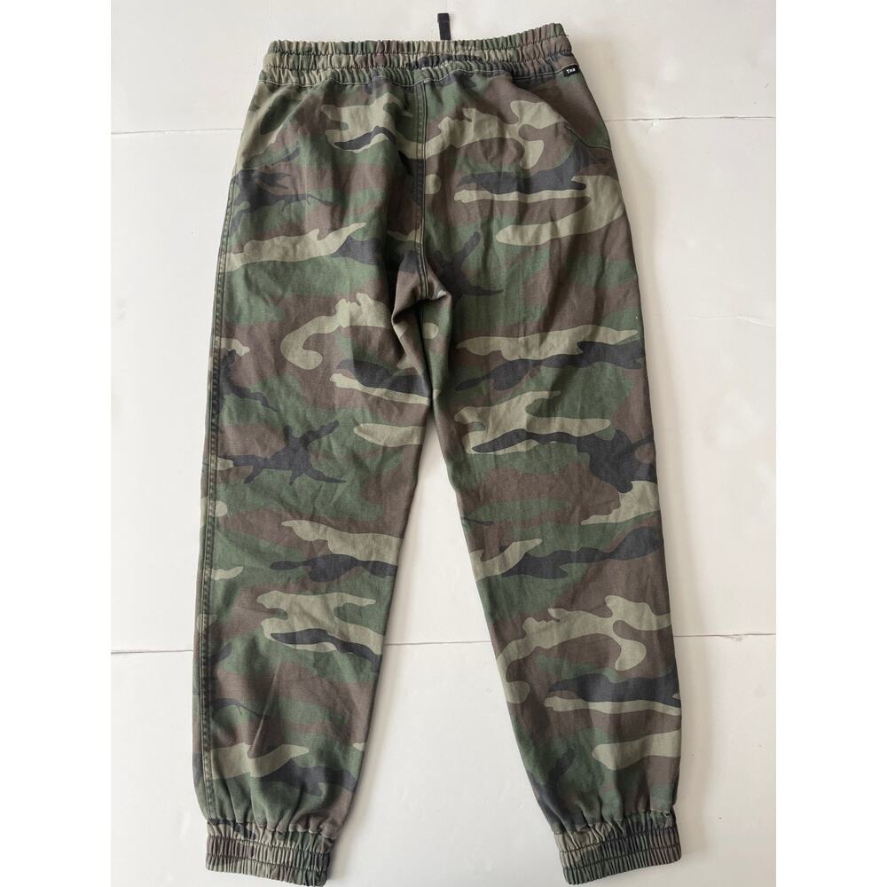 Artiza TNA Camouflage Joggers Sweatpants S Women Green Cuffed Travel Athleisure - Picture 11 of 11
